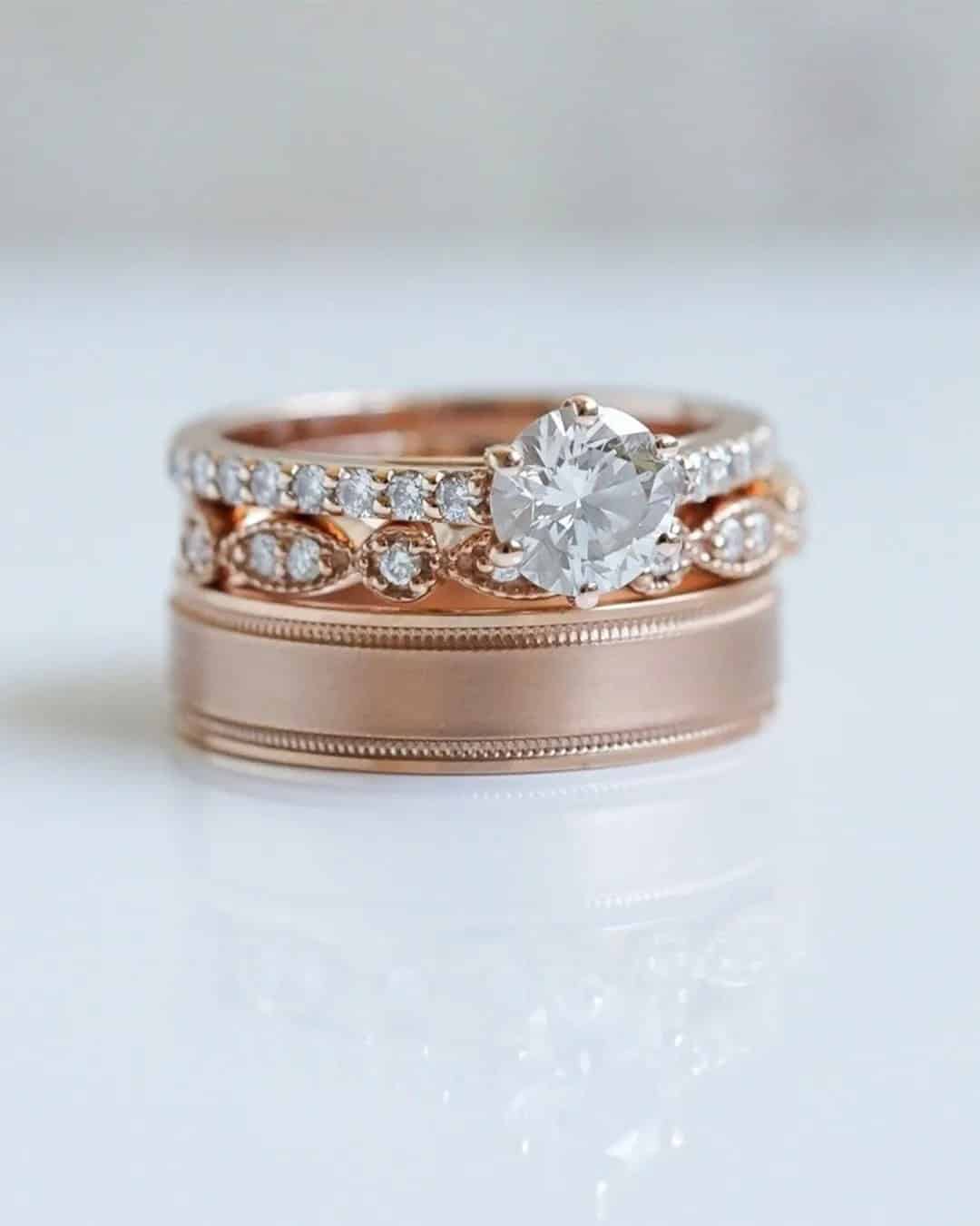 Rose Gold Engagement Rings