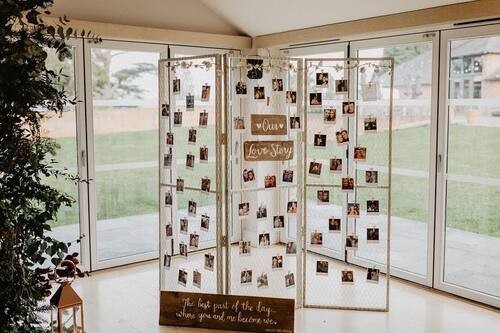 Divider photo display