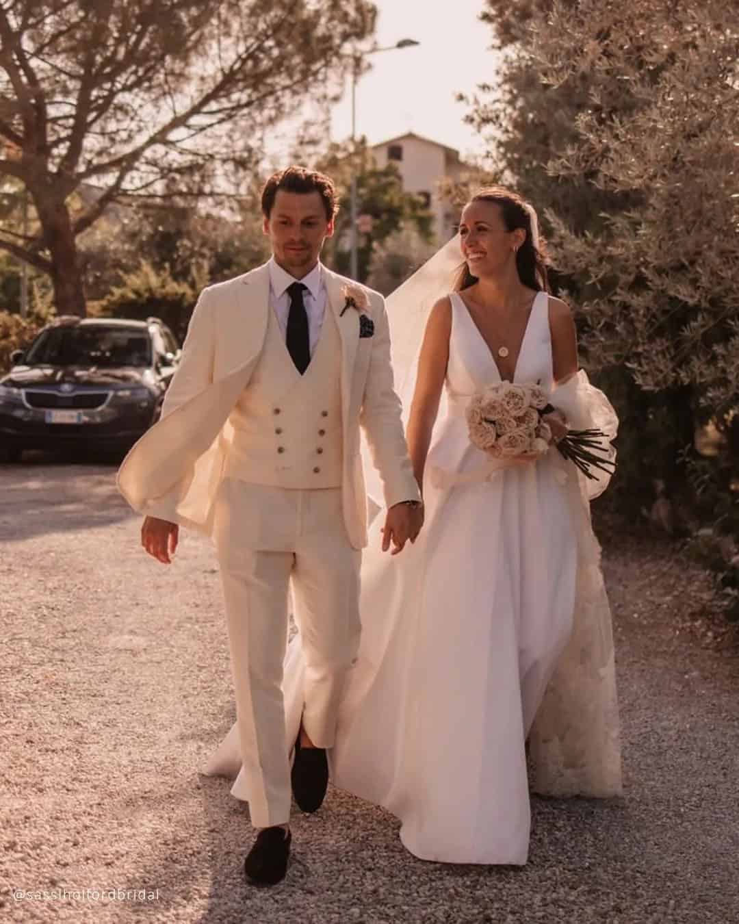 Tan Groomsmen Suits