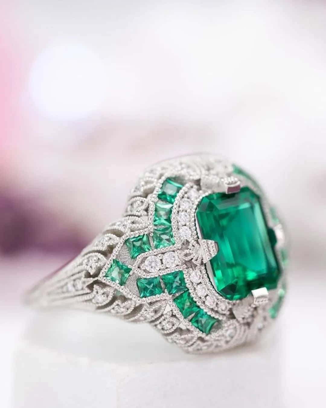 Vintage Emerald Cut Rings