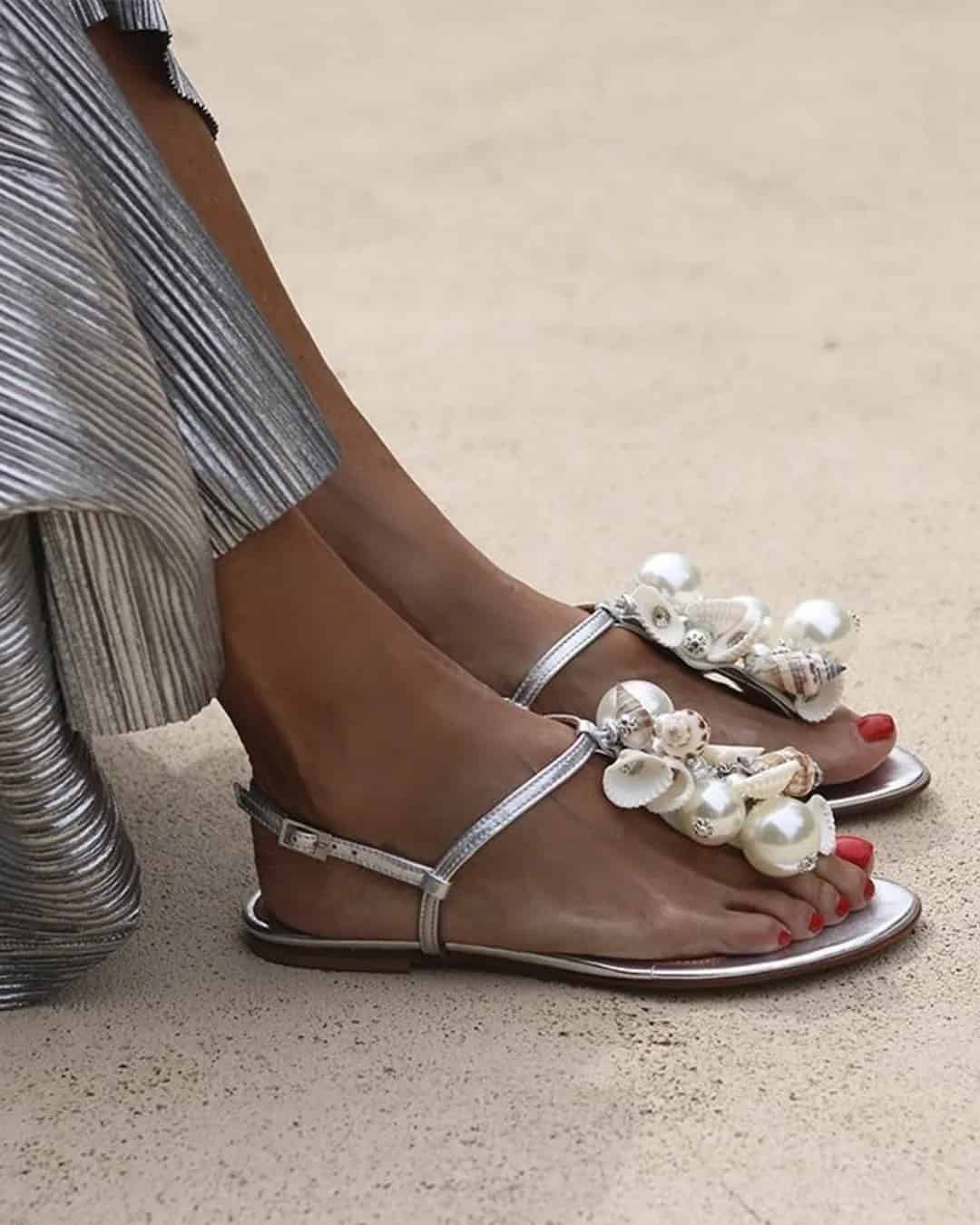 Guest Sandals For A Beach Wedding