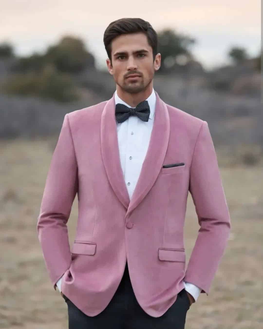 Textured Fabrics In Wedding Groom Suits