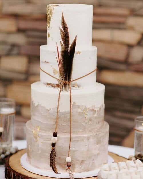 Simplistic cake design