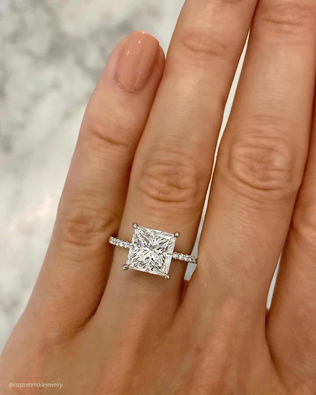 Princess Cut Engagement Rings