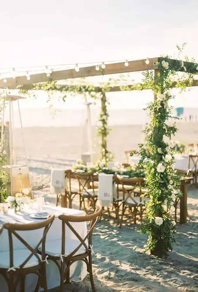 Set Up Farm Tables From Your Barn Wedding Venue