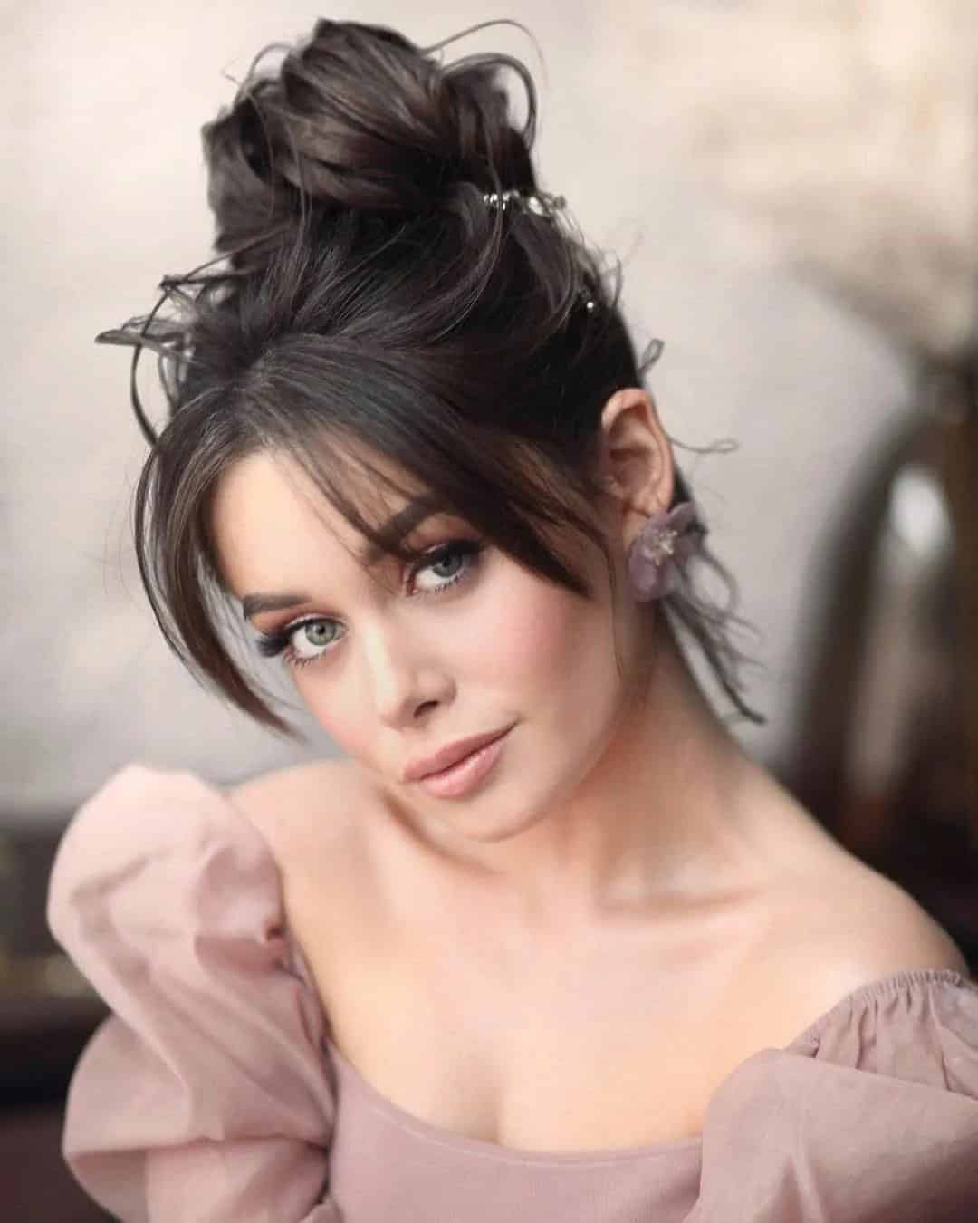 Wedding Hairstyles With Bangs For Long Hair