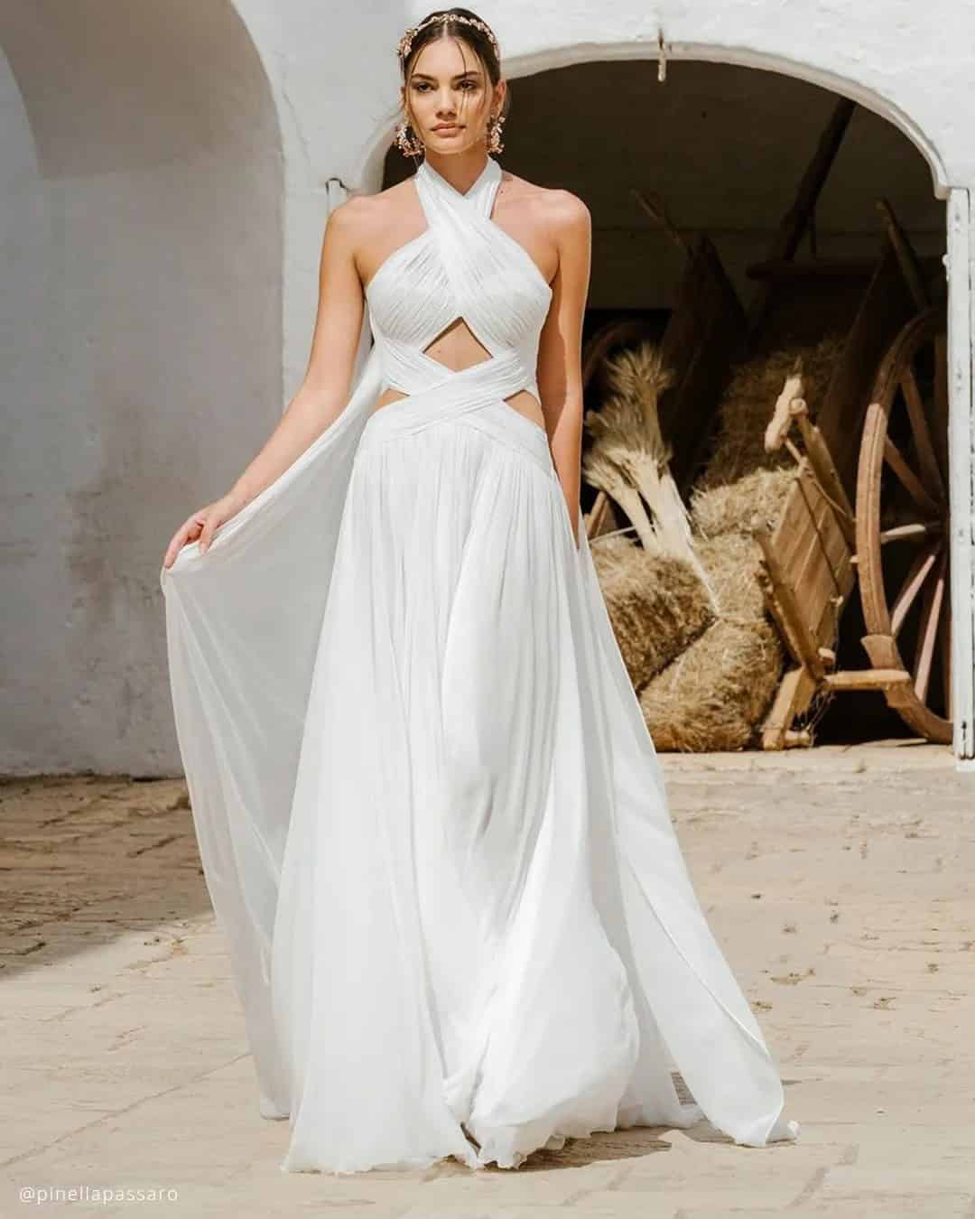 Romantic Wedding Greek Dresses