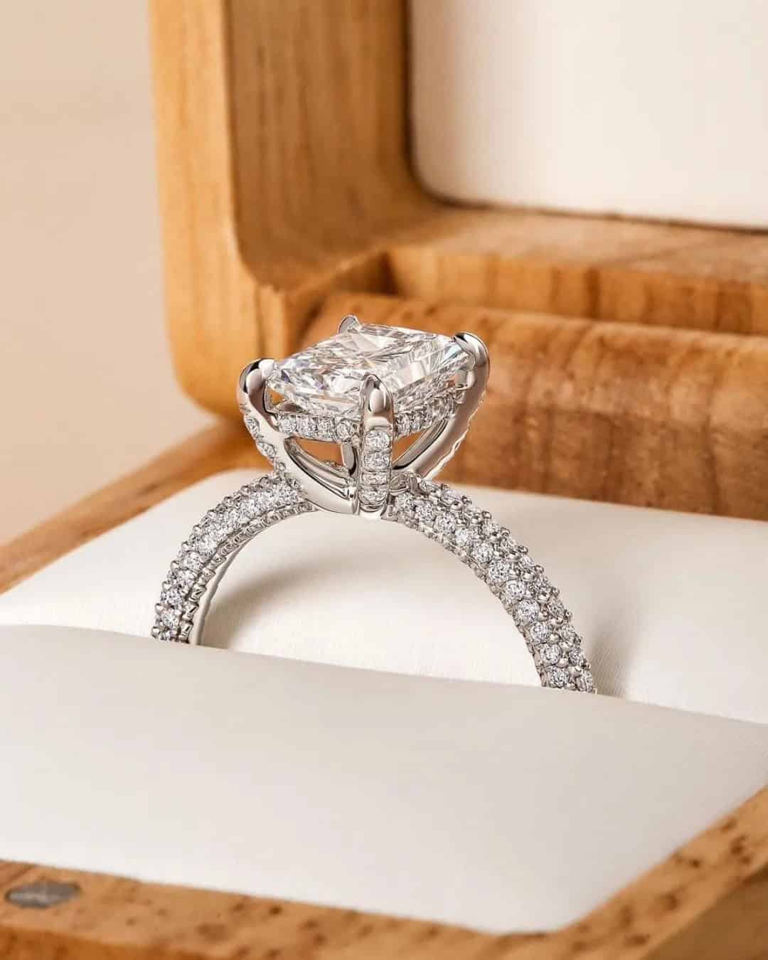 Princess Cut Solitaire Engagement Rings