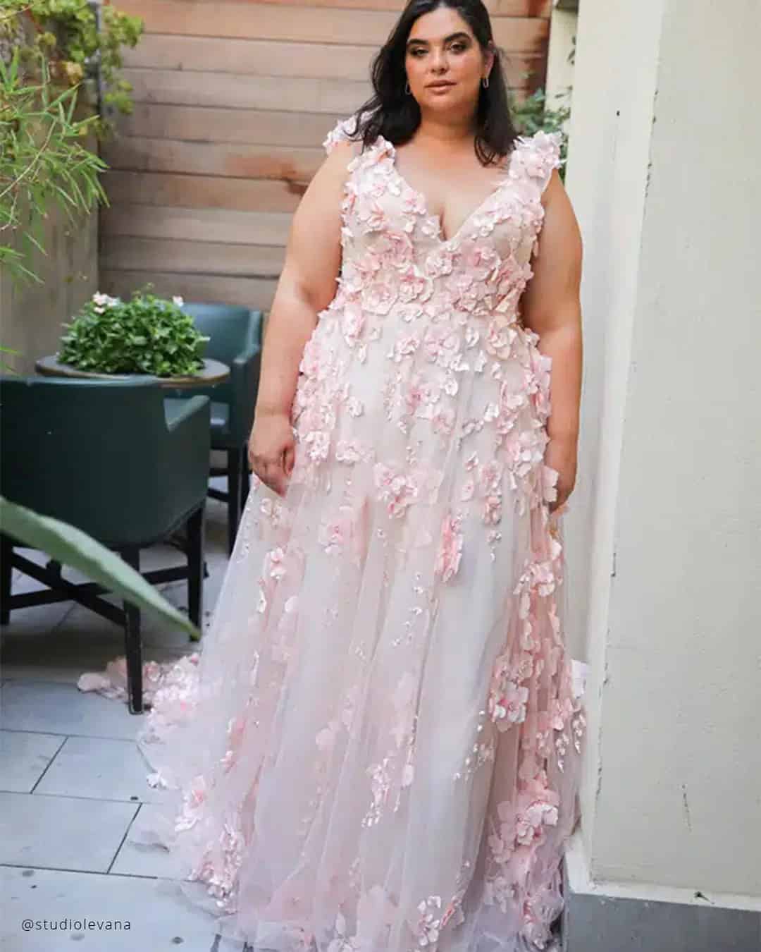 Plus Size Floral Dresses For Wedding