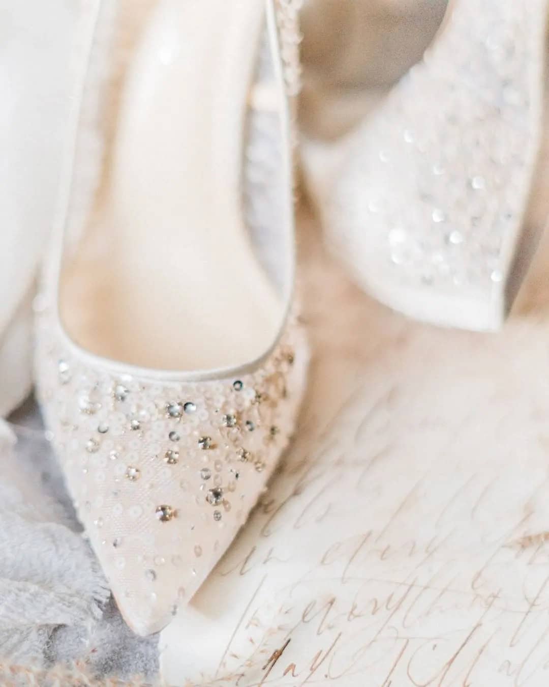 Lace Shoes With Crystals