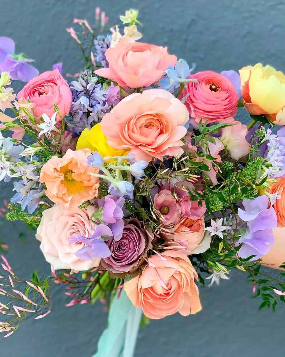 Bright and Colorful Summer Wedding Bouquets