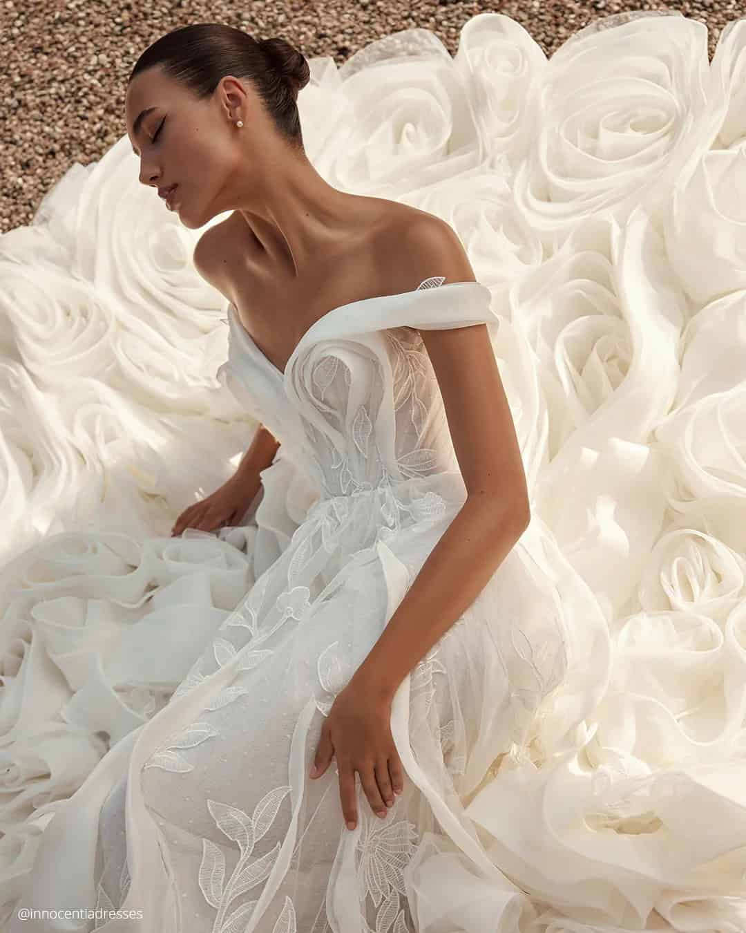 Simple Winter Bridal Gowns