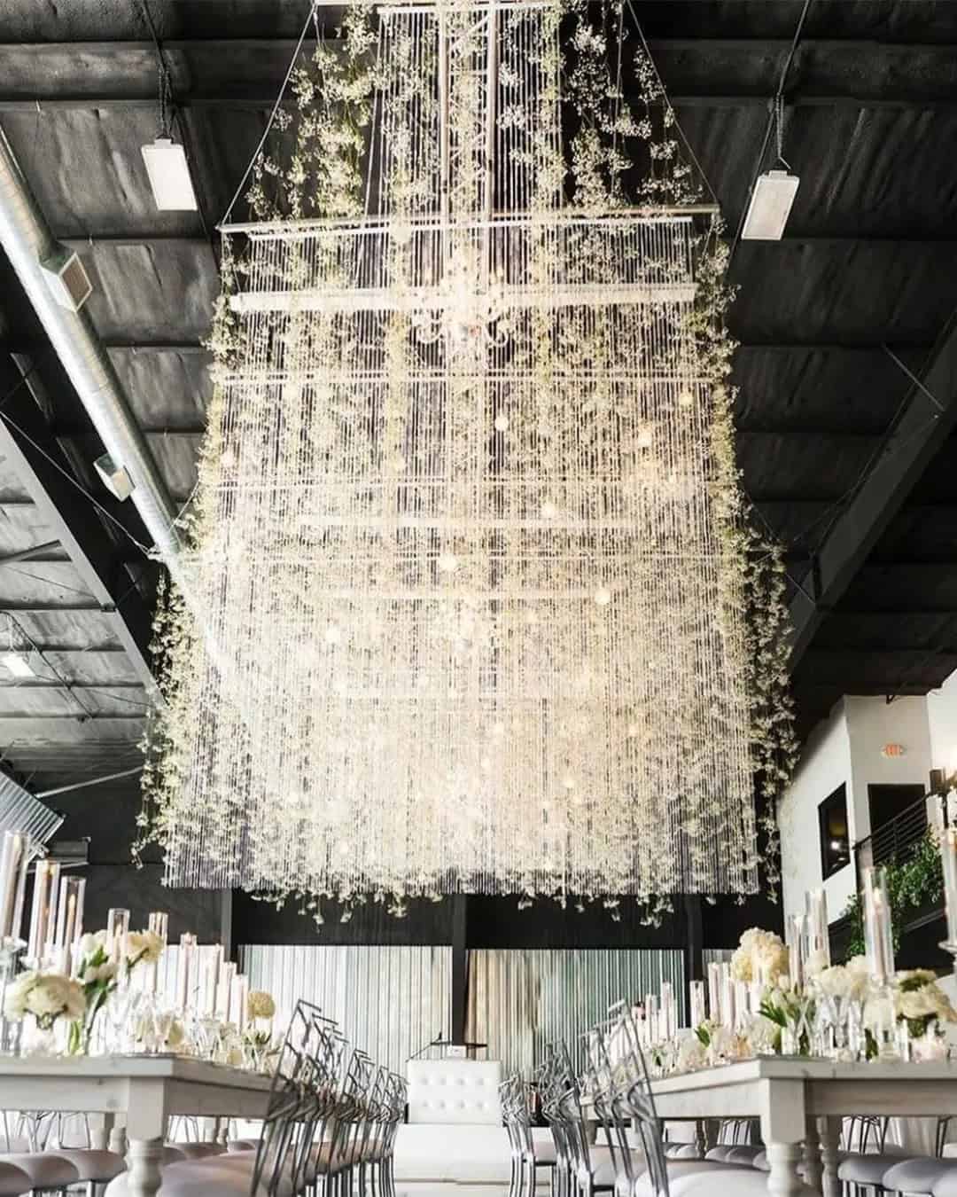 Hanging Wedding Decor Installations