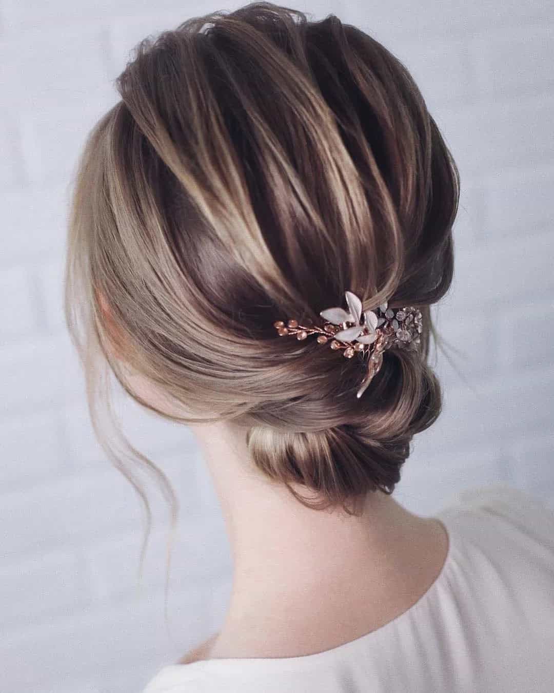 Hair Accessories For Short Hair Wedding