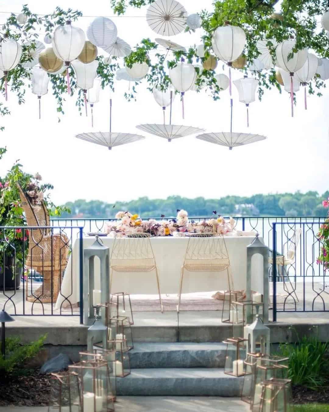 Hanging Wedding Decoration Ideas