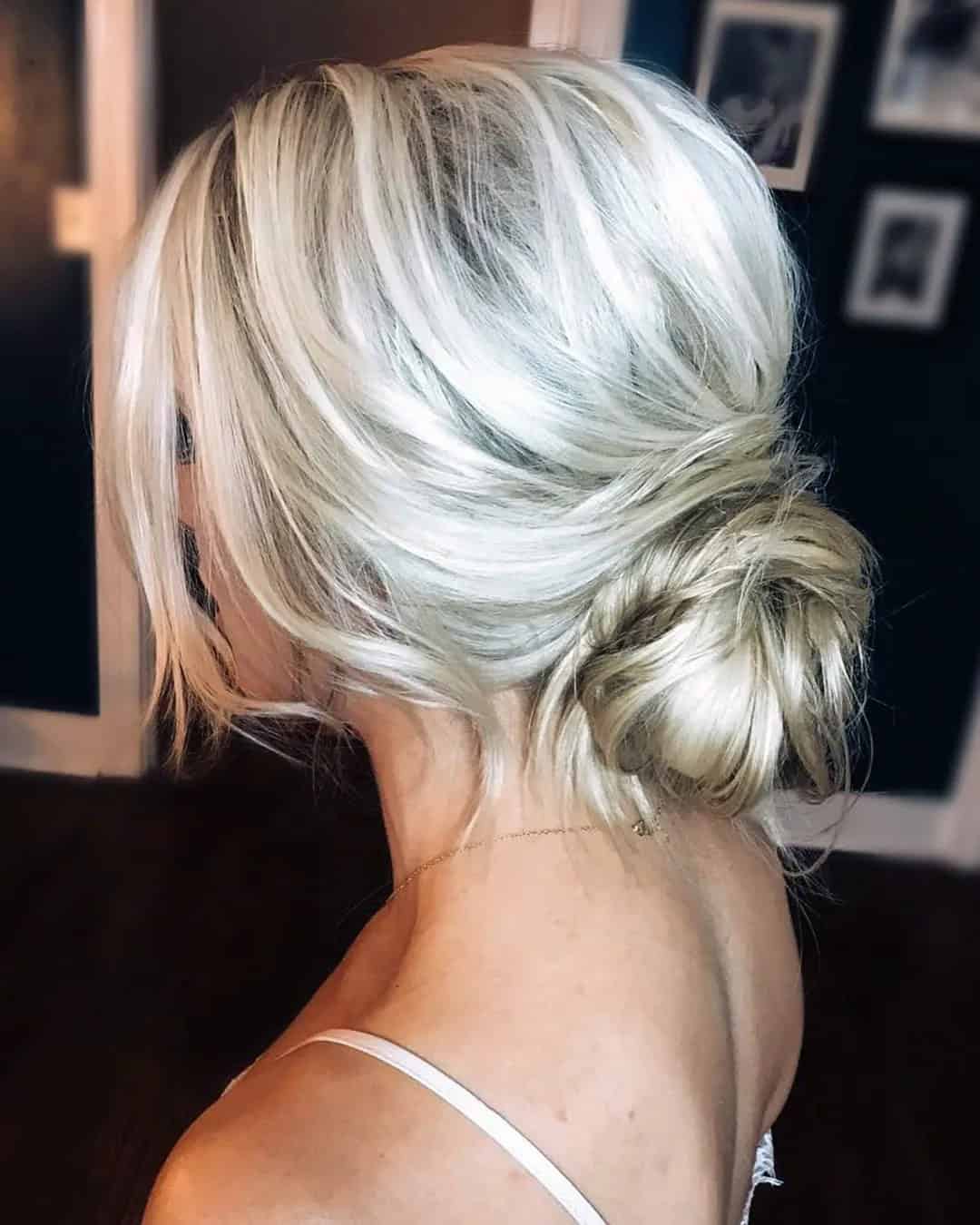 Low Updos For Medium Hair