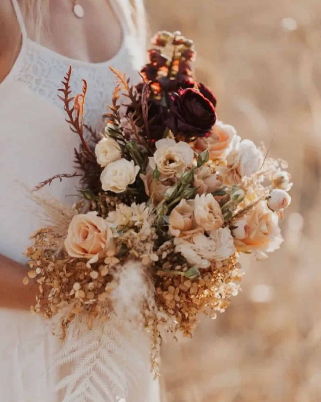 Small Wedding Bouquets In A Boho Style