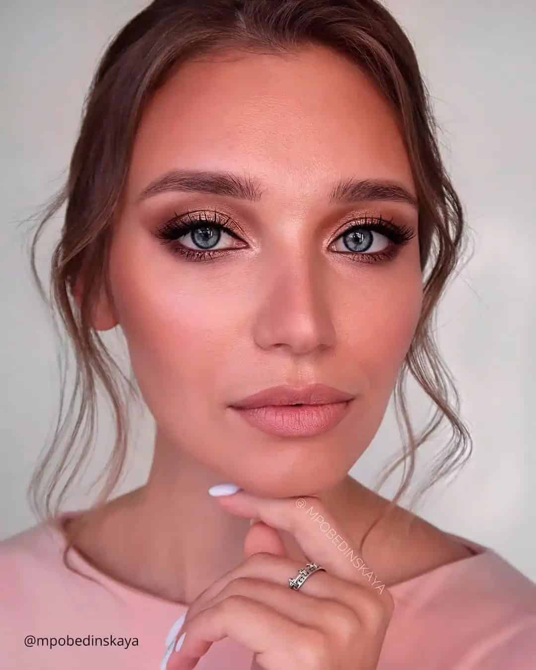 Wedding Makeup In Warm Color Tones