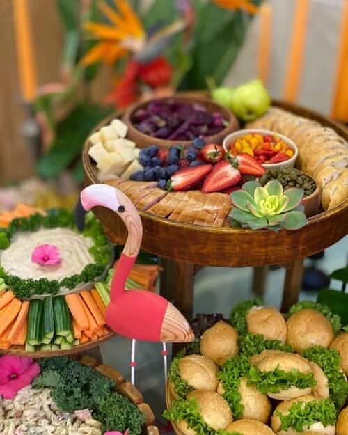 Themed appetizer table