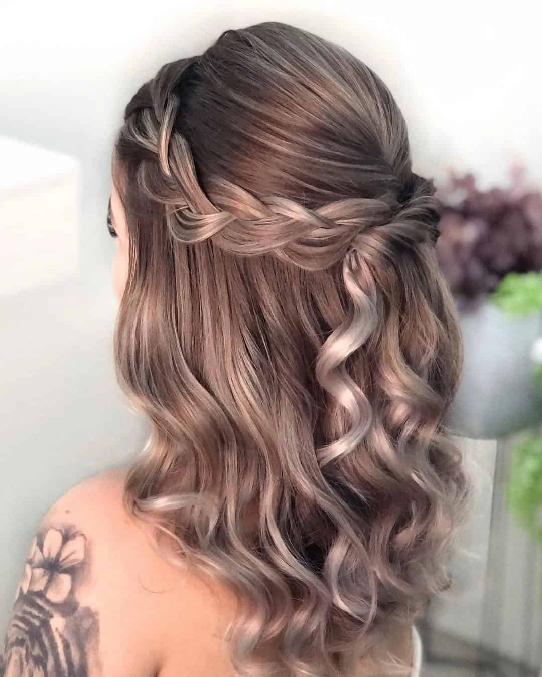 Half Up Half Down Hairstyles For Mother Of The Bride