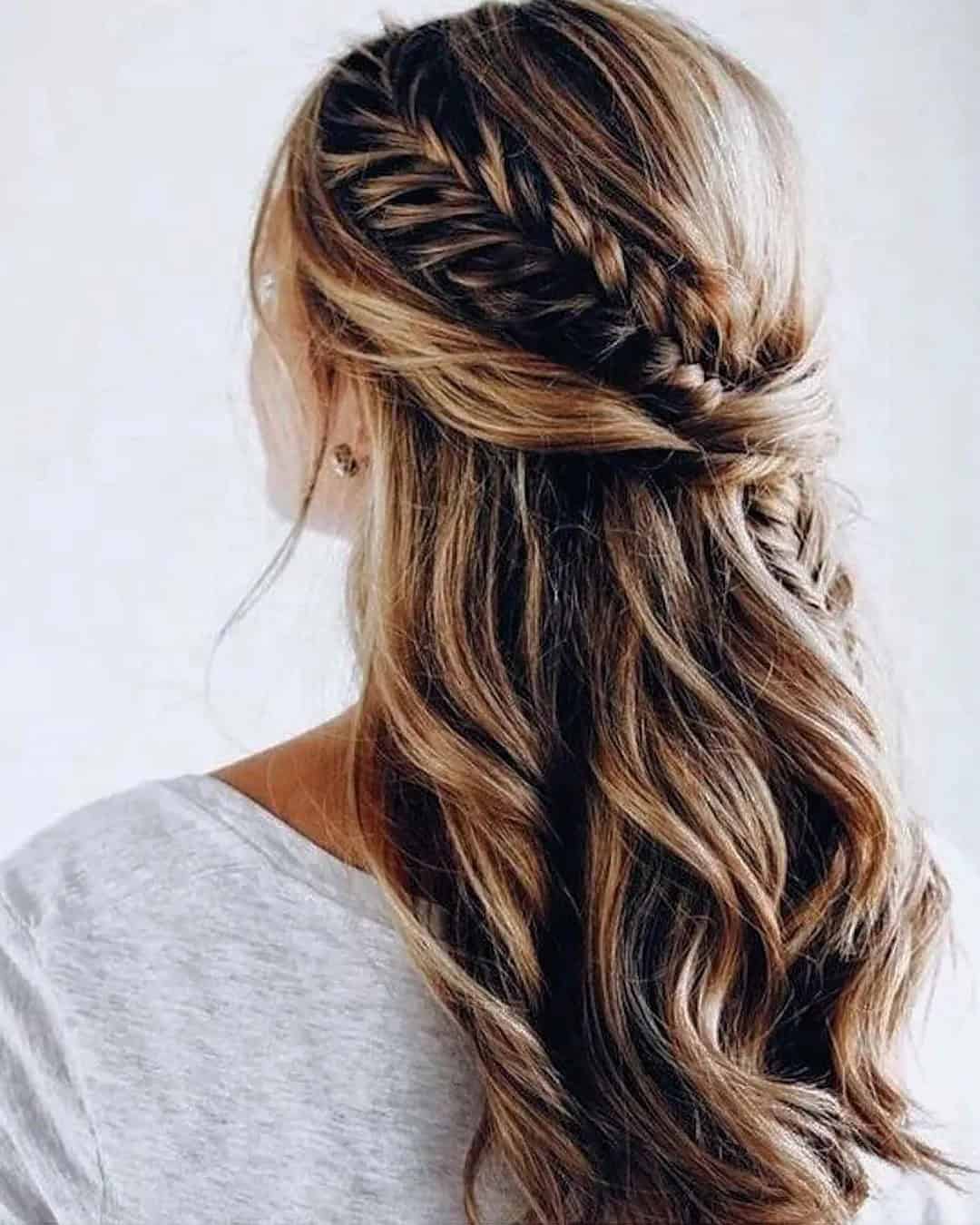 Braided Half Up Wedding Hairstyles