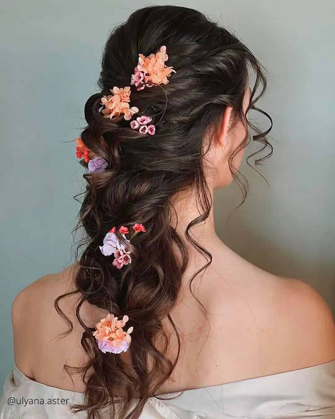 Rustic Wedding Hairstyles for Bridesmaids