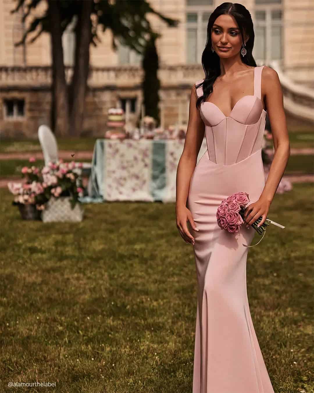 Blush Pink Bridesmaid Dresses