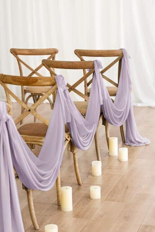 Draped Fabric Aisle