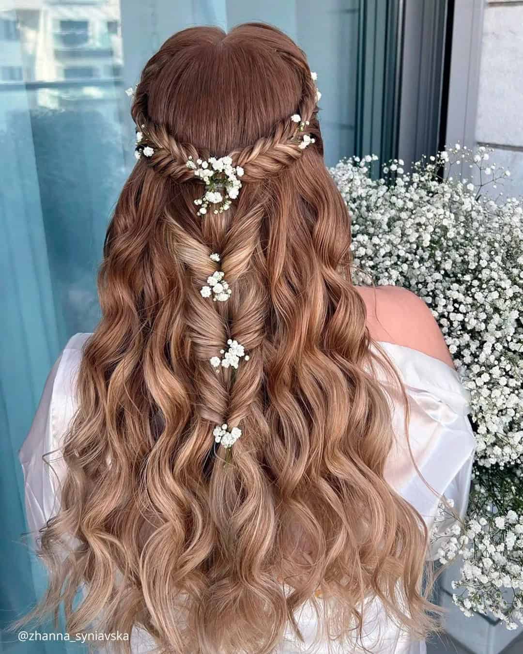 Half Up Half Down Braided Hair