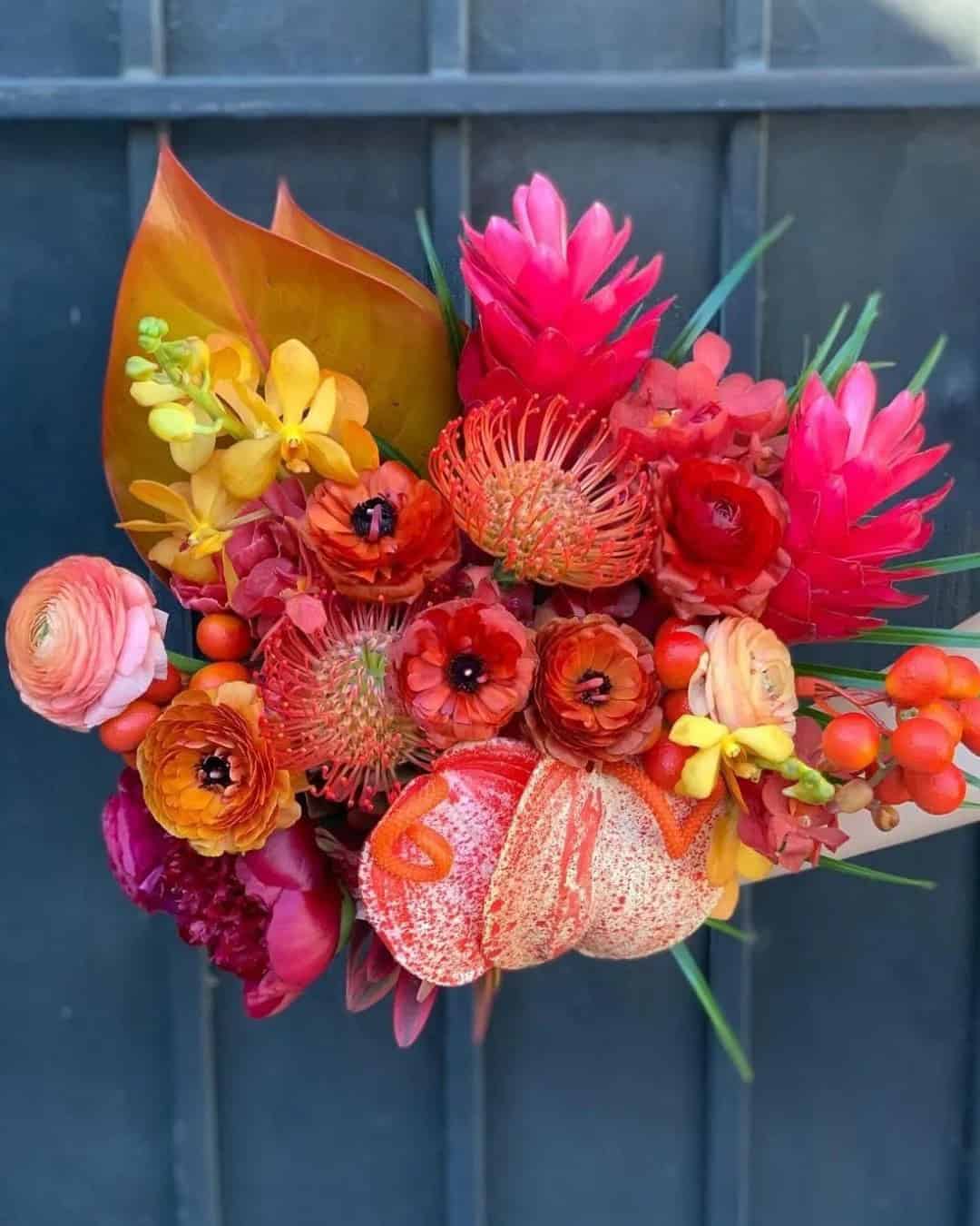 Unique Wedding Bouquets With Protea