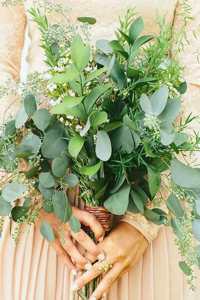 Trendy Greenery Wedding Florals