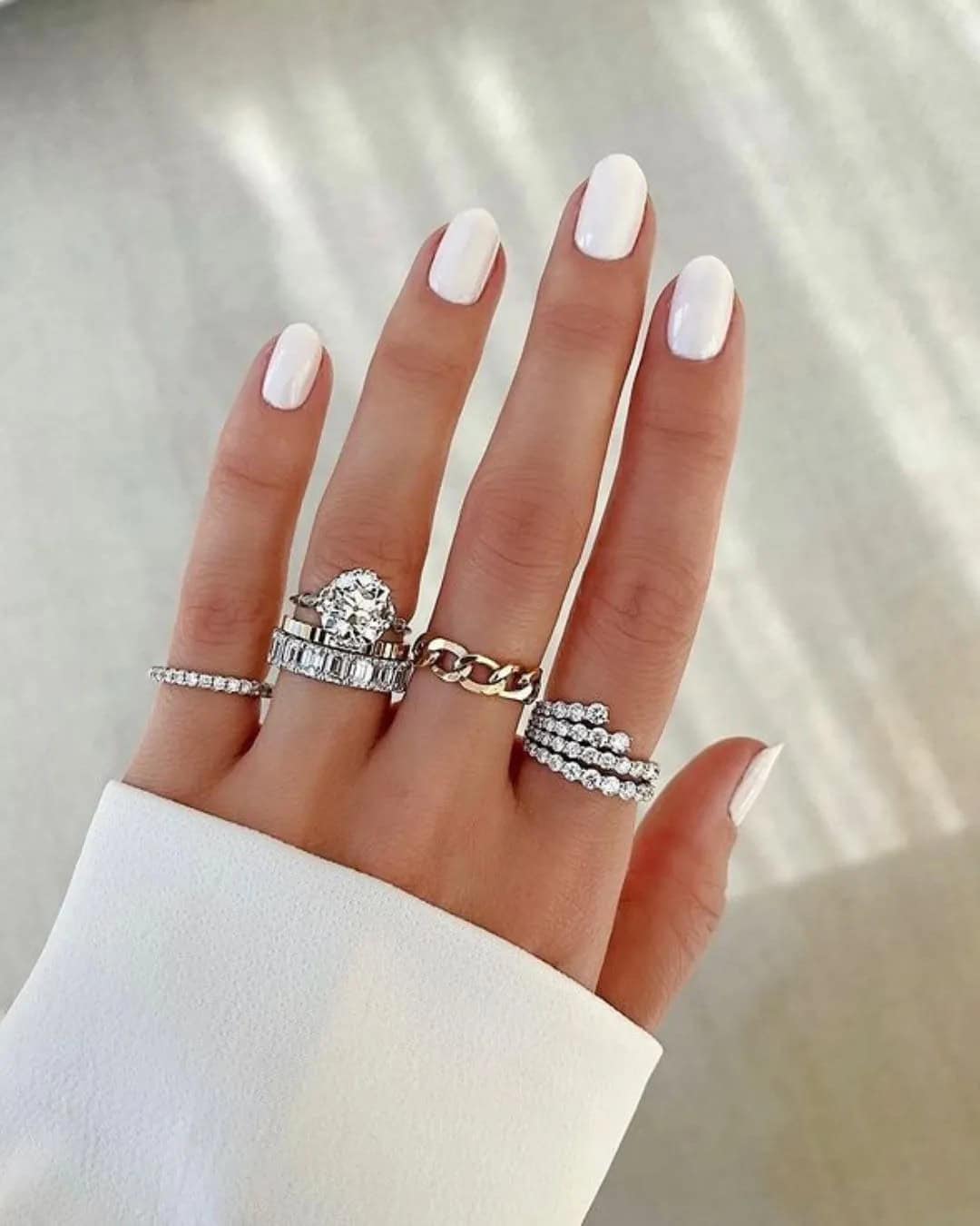 Stunning Diamond Rings Set