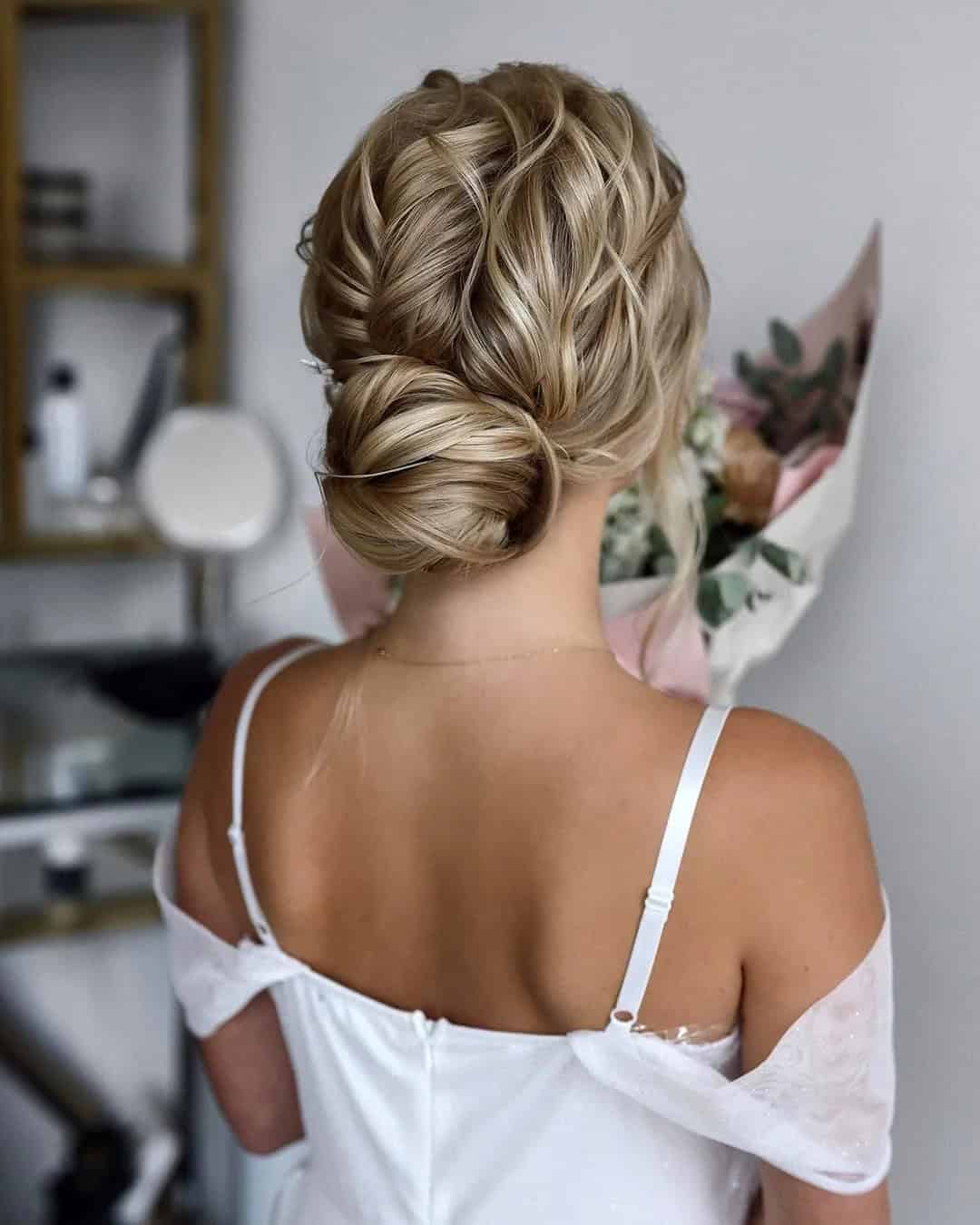 Classic Low Bridal Bun