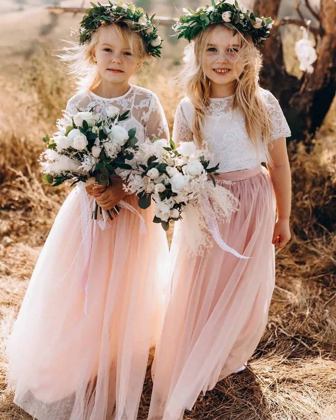 Lace Flower Girl Dresses