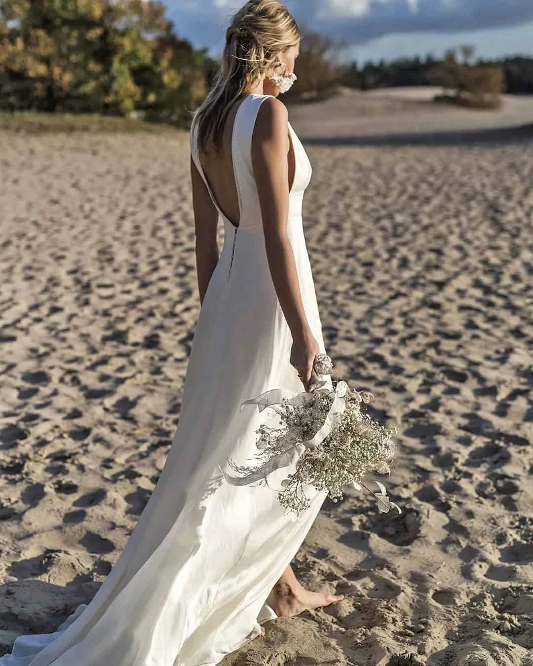 Simple Beach Wedding Dresses