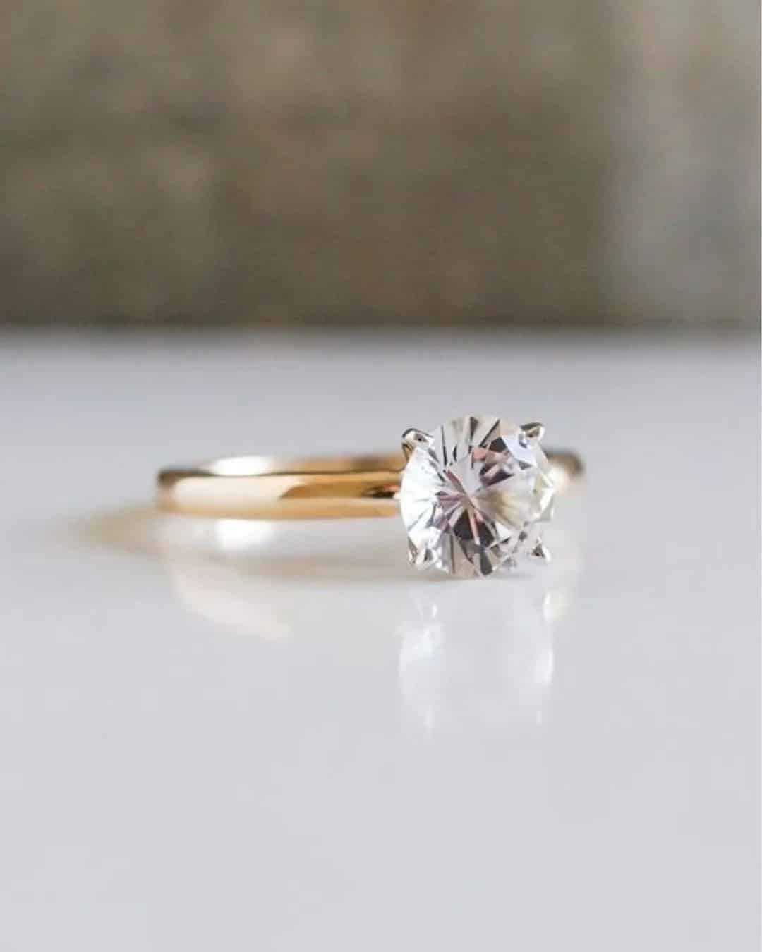 Engagement Rings With Solitaire Center Stone