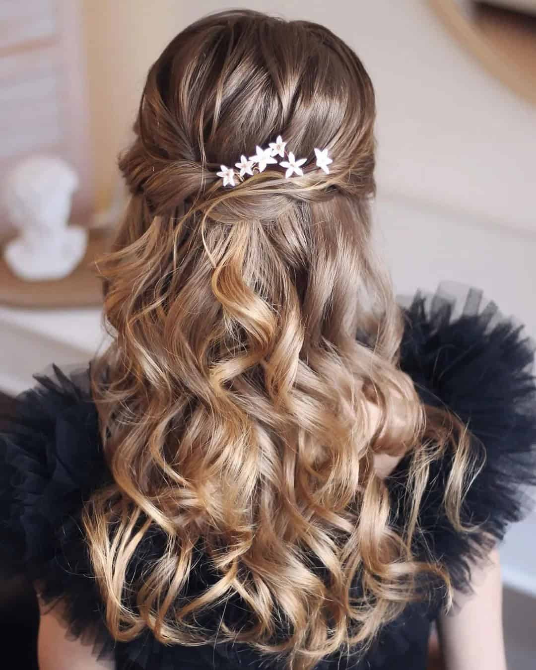 Wedding Half Up Half Down