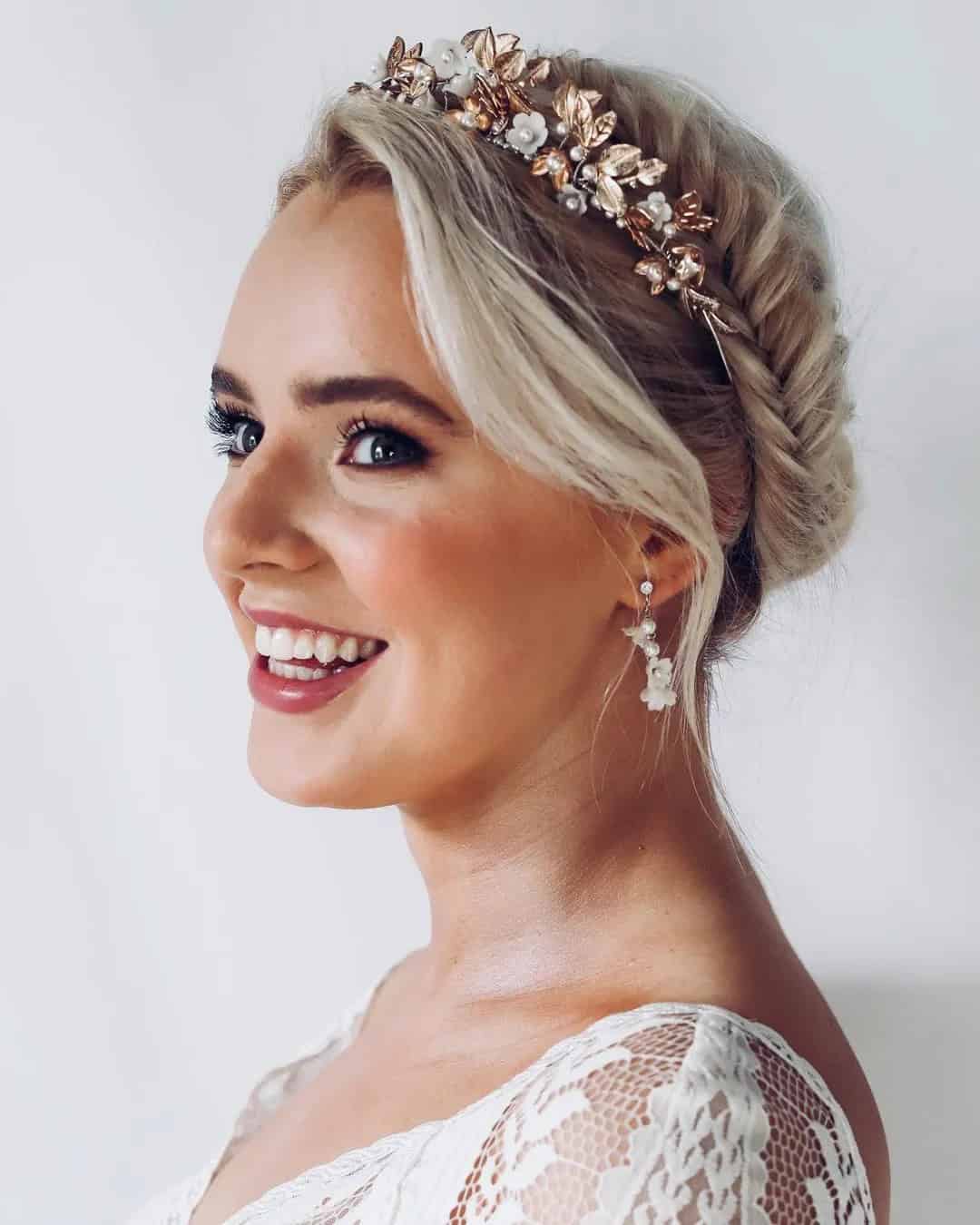 Bridal Updo Ideas With Crown