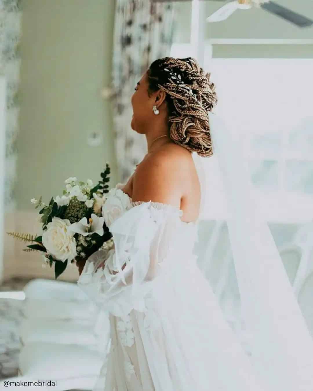 Black Wedding Hairstyles With Veil