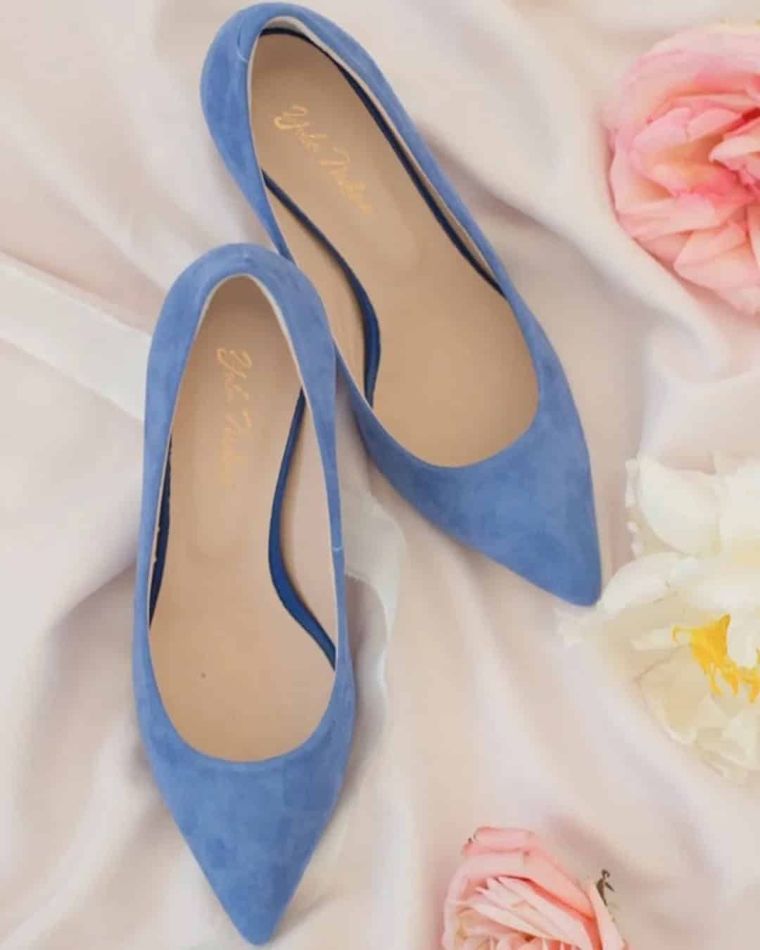 Blue Shoes for Bridesmaids