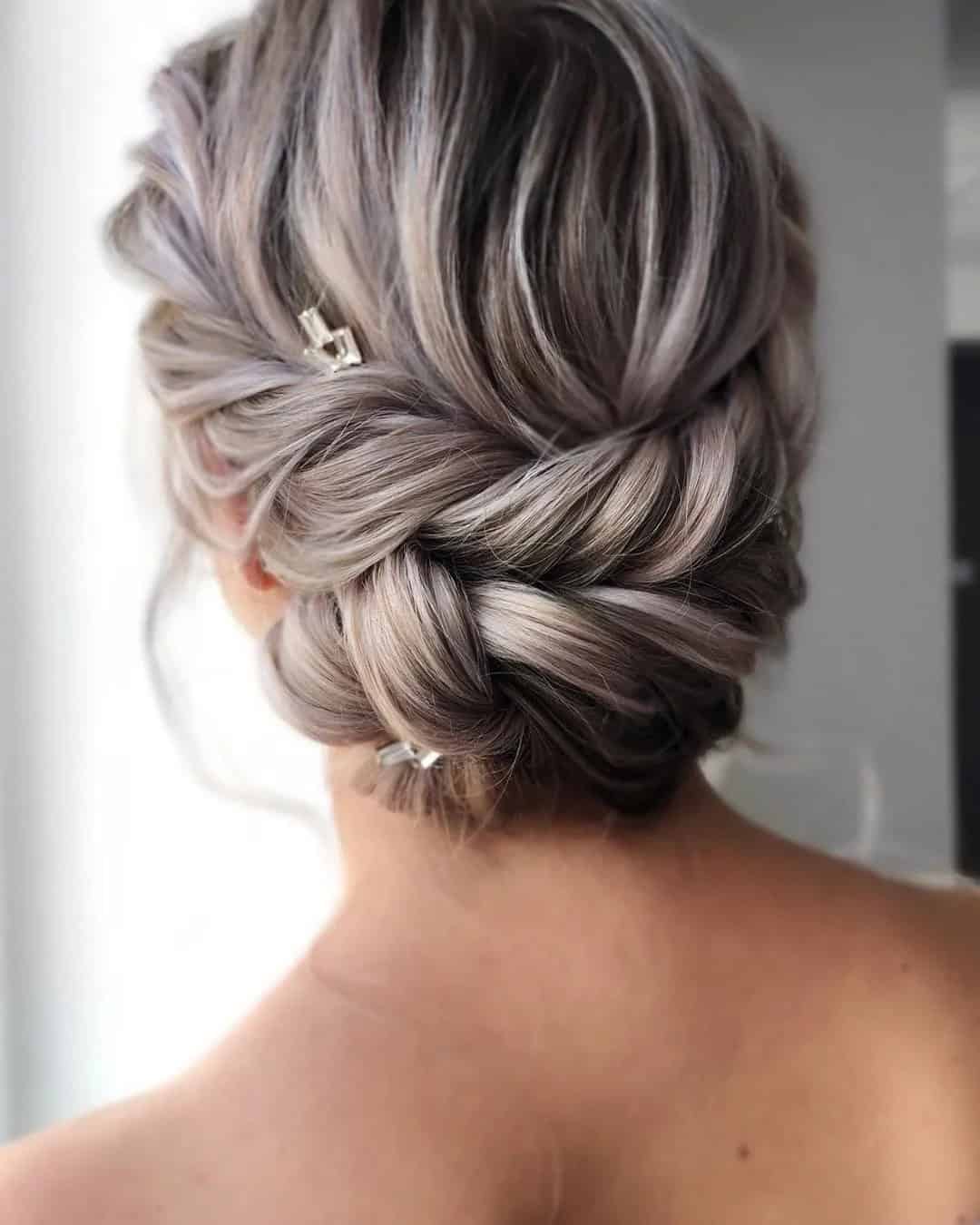 French Twist Wedding Updos