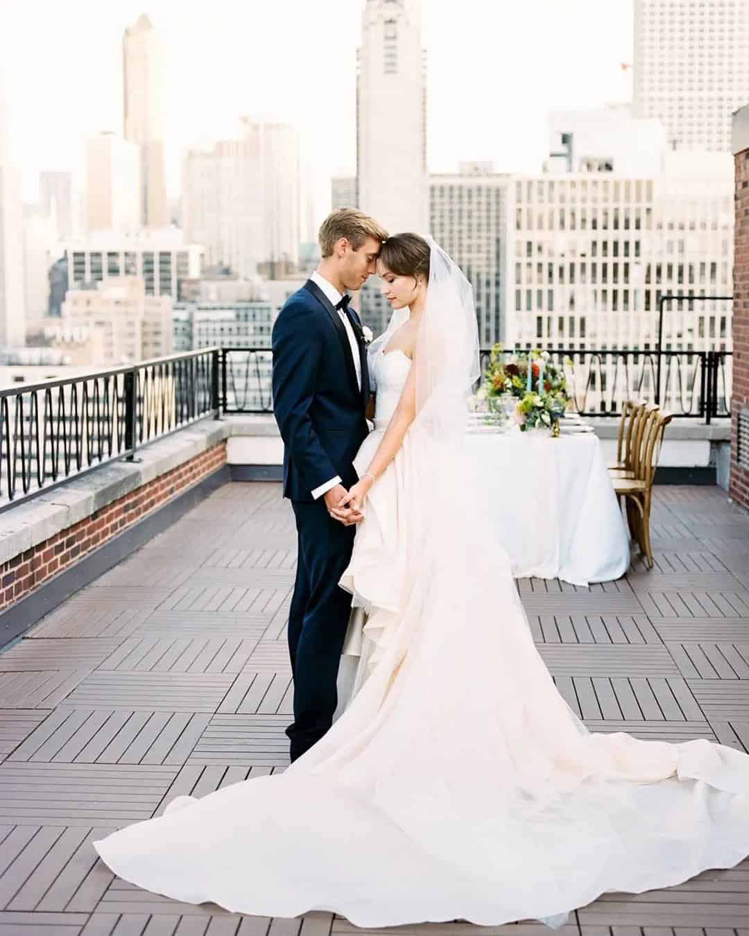 Rooftop Wedding With Stunning Views