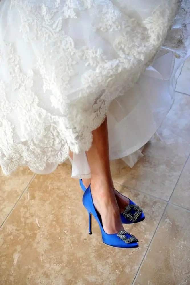 Blue Wedding Shoes