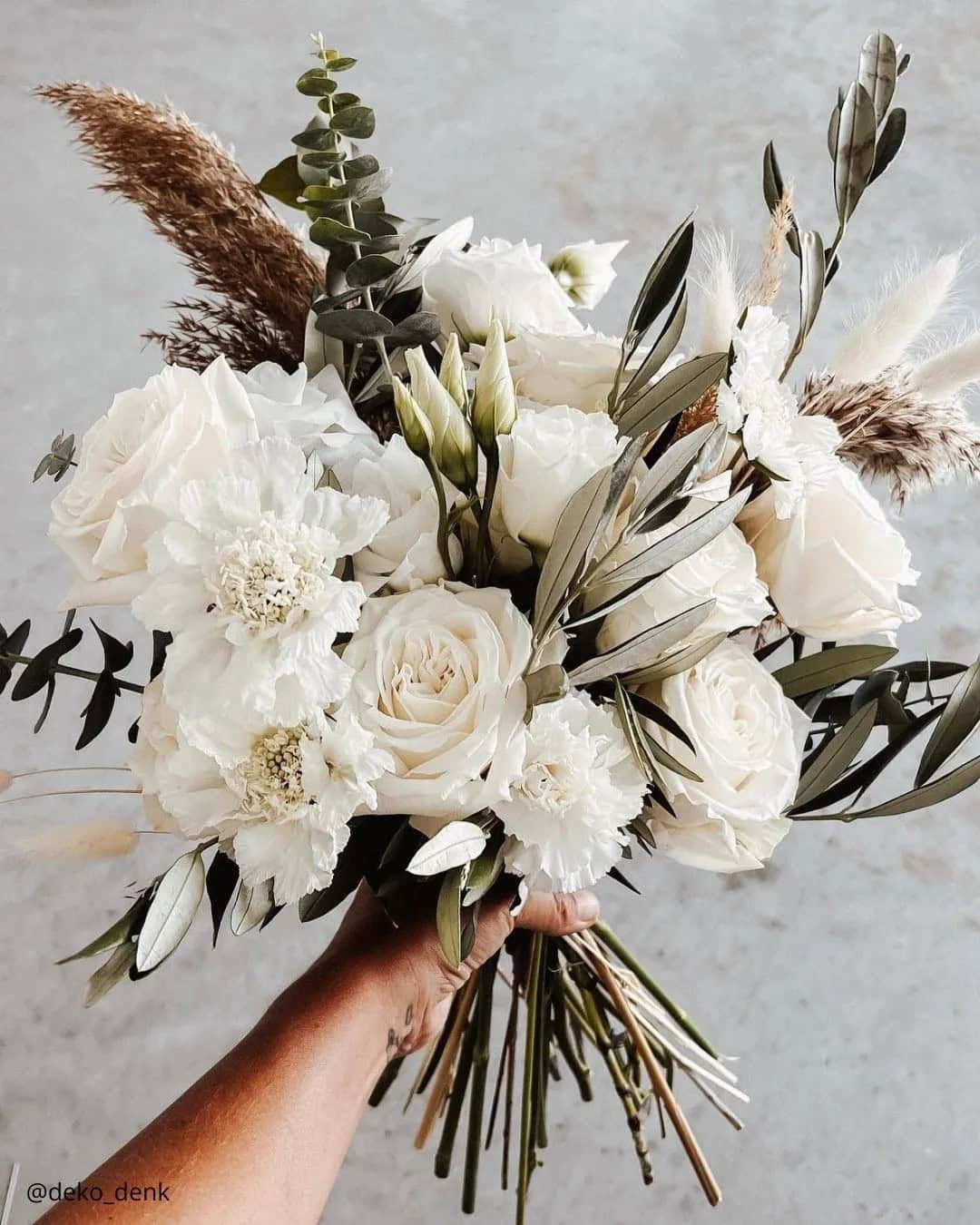 Sage Green Wedding Bouquets