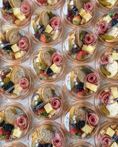 Mini charcuterie cups