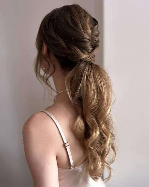 Twisted ponytail