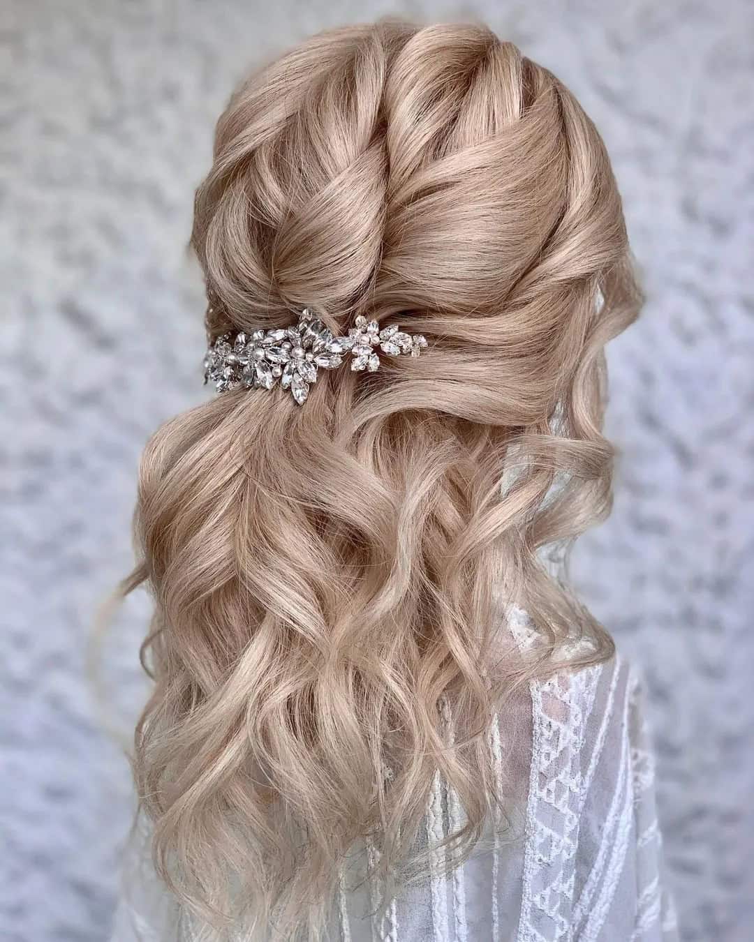 Half Up Half Down Hairstyles For Mother Of The Bride