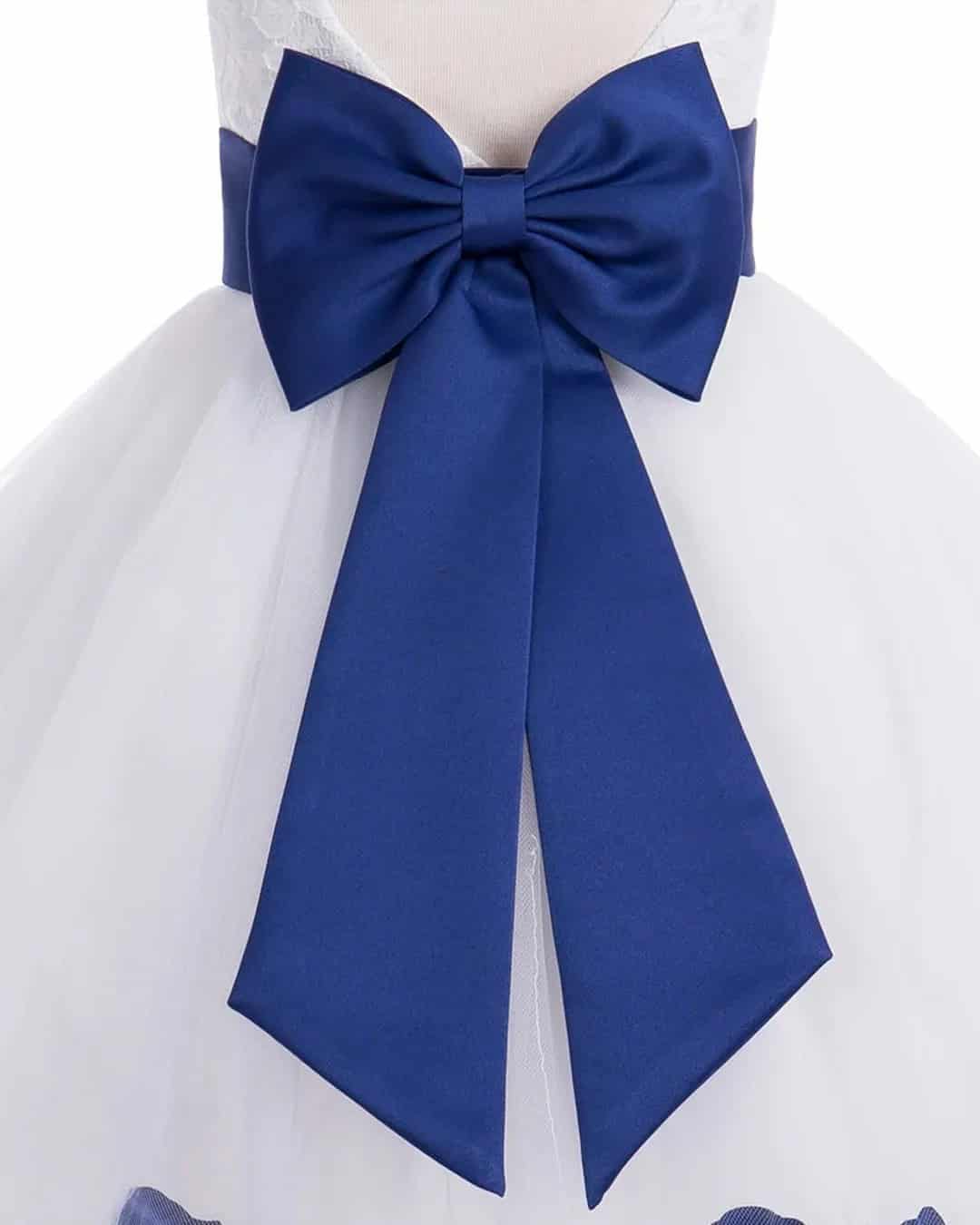 Satin Polyester Tie Sash Bow