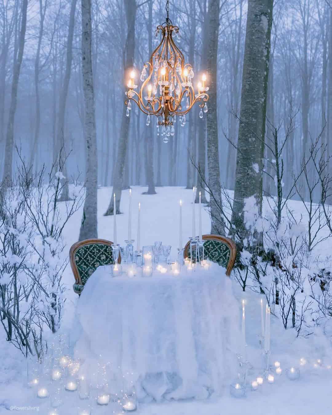 Wonderful Table Winter Decorations