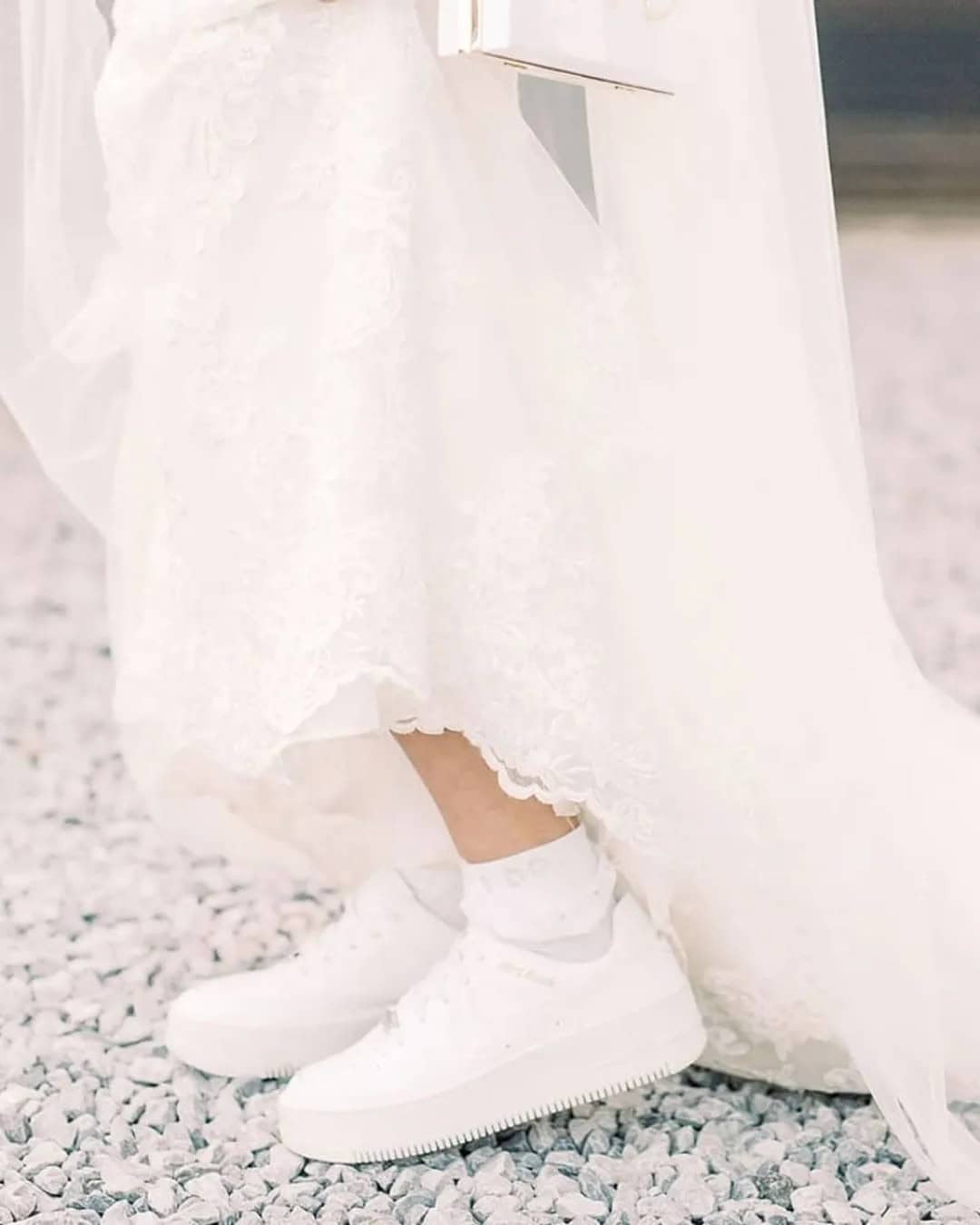 White Wedding Sneakers